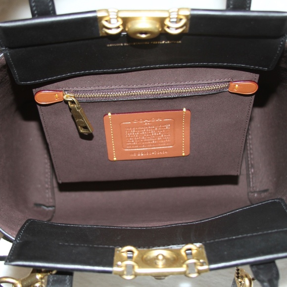 NWT COACH 1941 Troupe Tote Leather Purse Handbag - Picture 7 of 7